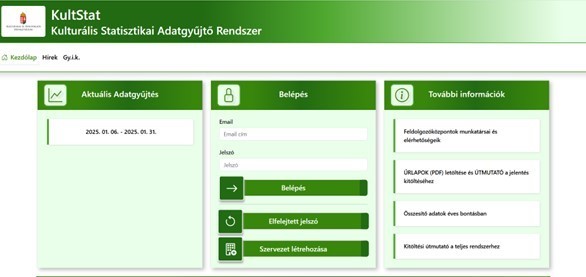 A kulturális statisztikai adatgyűjtés aktualitásai