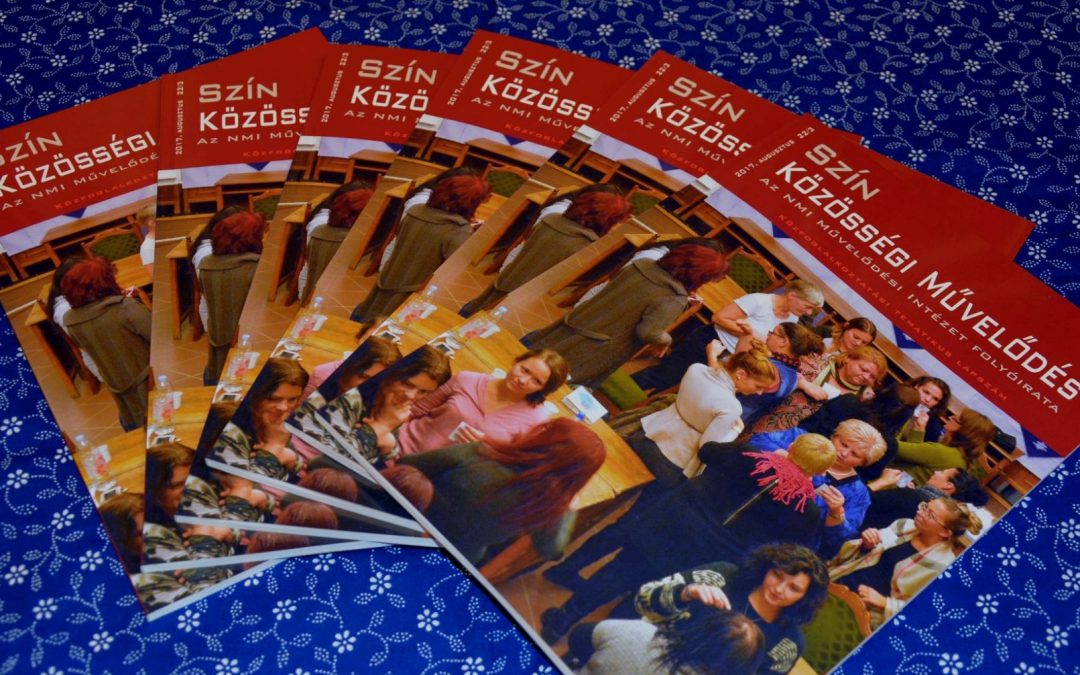 Megjelent a Szín – Közösségi Művelődés folyóirat 22/3-as lapszáma