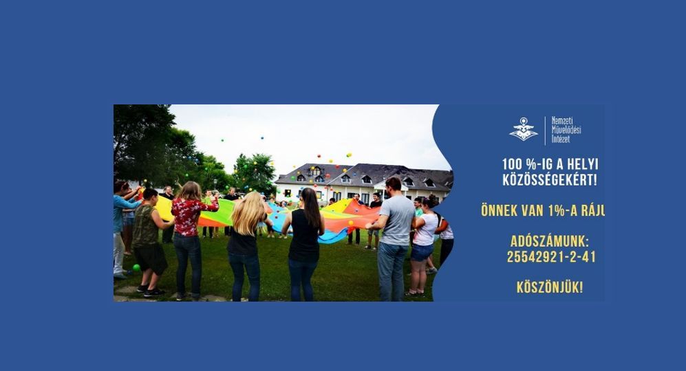 Mi 100 százalékban a helyi közösségekért dolgozunk, online is – Önnek van 1 százaléka rájuk?